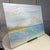 Contemporary Ocean Seascape Painting "Toes in the Sand" Acrylic Mixed Media on Canvas 14"x11" For Sale - Image 3 of 7
