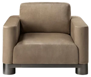 Bold Beige Lounge Chair