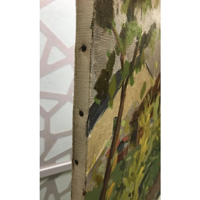 1920s Alexis Louis Roche, Paysage d'automne, 1927, Oil on Canvas For Sale - Image 5 of 7