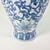 1980s Vintage Chinoiserie Boho Chic Hollywood Regency Light Blue & White Vase For Sale - Image 4 of 11