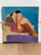 Contemporary Donald G. Vogl Signed Modernist Reclining Nude Pastel on Board For Sale - Image 3 of 8