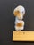 Antique White 1970s Miniature Porcelain Japanese Dog Figurine For Sale - Image 8 of 10
