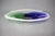 Exceptional Mid-Century modern art glass bowl produced in Novy Bor, Czechoslovakia during the 1960s. This sculptural...
