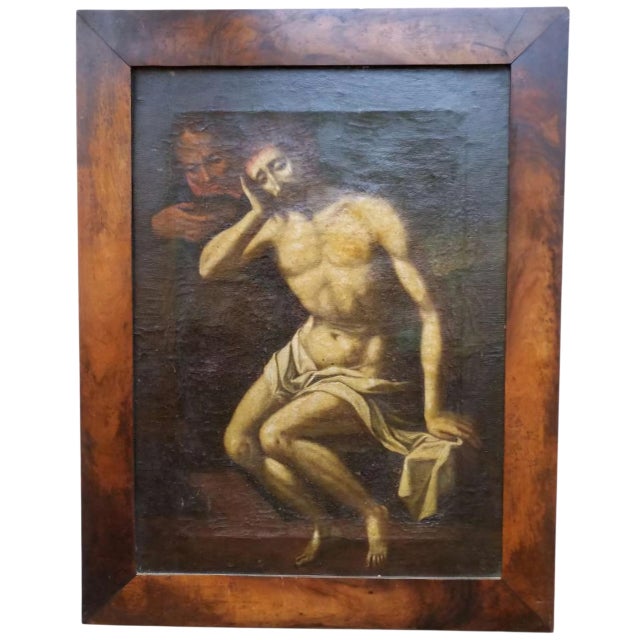 Baroque Oil on Canvas from the Neapolitan School, Circle of the Neapolitan Master Francesco Solimena (1657–1747) For Sale - Image 9 of 9