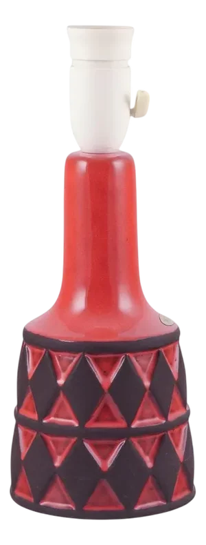 Table Lamp in Glazed Stoneware from Frank Keramik, Denmark, 1970s