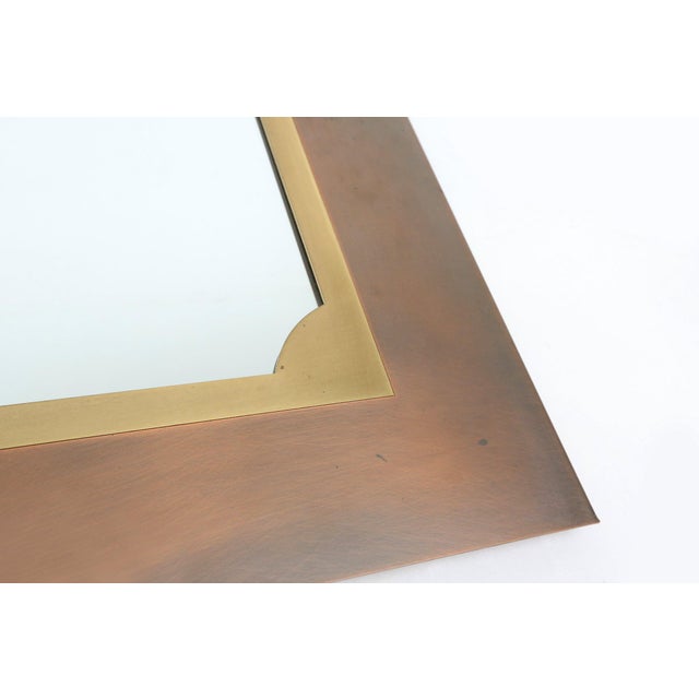 Graphical Mirror from Belgo Chrome, Belgium, 1980s For Sale - Image 6 of 11