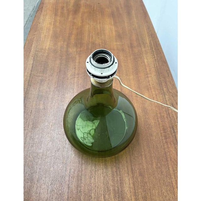 Mid-Century Danish Glass Table Lamp from Holmegaard, 1960s For Sale - Image 5 of 18