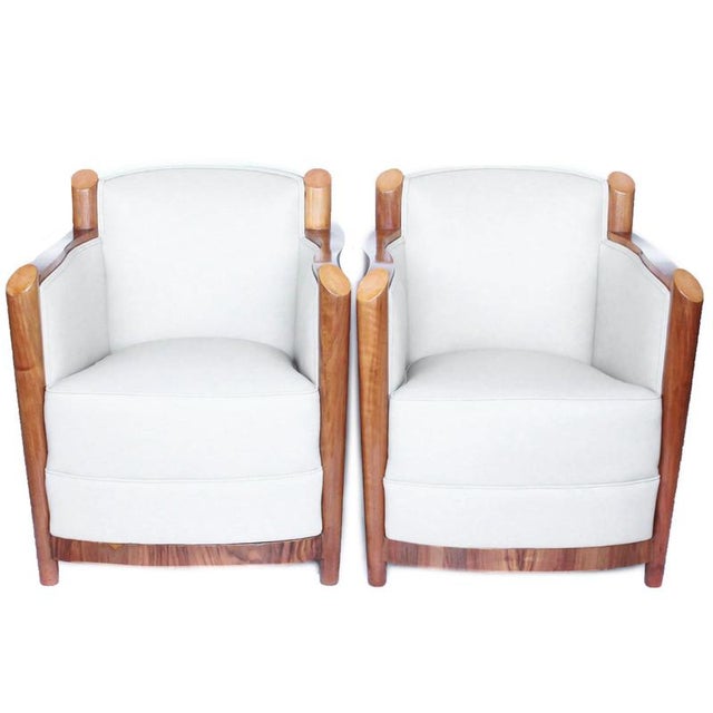 Art Deco Club Chairs, 1930s, Set of 2 For Sale - Image 15 of 15