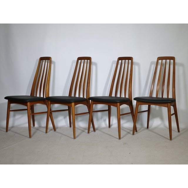 1960s Mid-Century Modern Teak Dining Chairs by Niels Koefoed for Hornslet, 1960s, Set of 4 For Sale - Image 5 of 14
