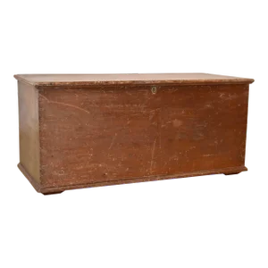 19th Century American Six Board Blanket Chest