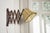 Brown Mid-Century Modern Scissor Wall Lamp in Green Velvet, 1950s For Sale - Image 8 of 11