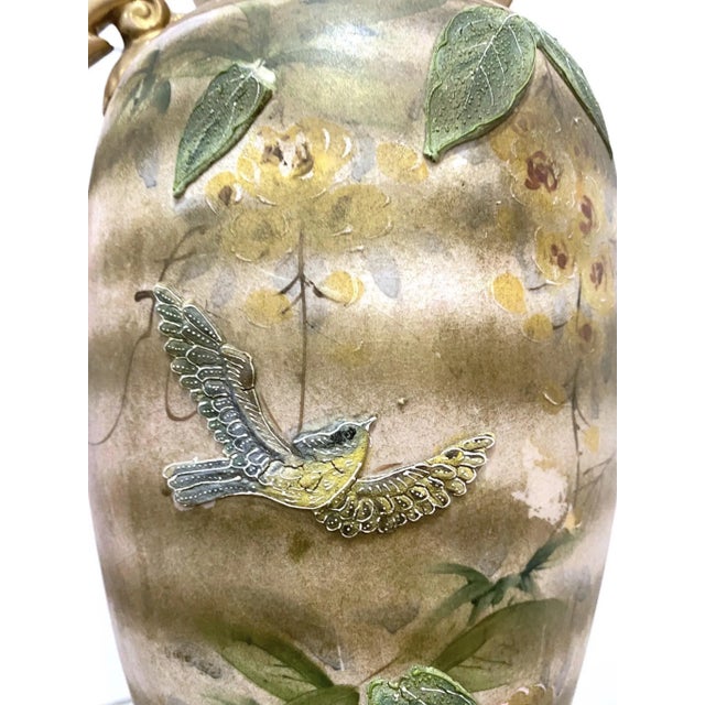 Antique 19th Century Japan Moriage Vase For Sale - Image 9 of 11