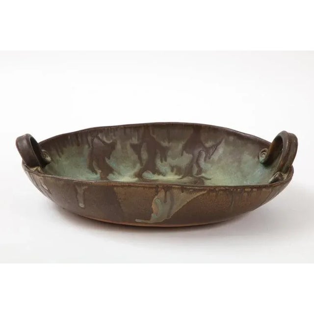 Mid-Century Modern 1960s Studio Made Pottery Decorative Bowl For Sale - Image 3 of 13