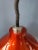 Orange Mid-Century UFO Acrylic Glass Hanging Lamp For Sale - Image 8 of 11
