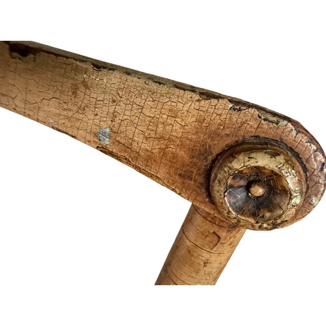 Charming Antique Spindle-Back Chair With Exceptional Aged Patina For Sale - Image 10 of 15