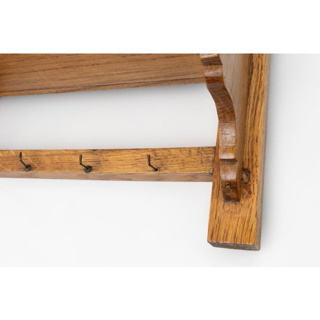 French Wooden Shaving Cabinet with Mirror, 1890s For Sale - Image 10 of 12