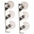 Large Vintage Chrome Wall Light by Motoko Ishii for Staff, 1970s, Set of 2 For Sale - Image 12 of 12