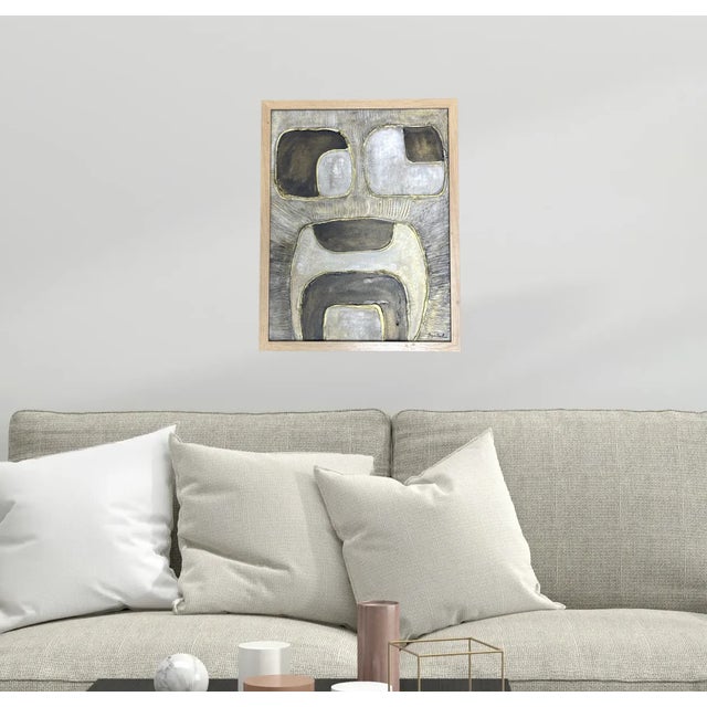 Contemporary Abstract Mixed-Media Painting, Bryan Boomershine For Sale In Palm Springs - Image 6 of 6