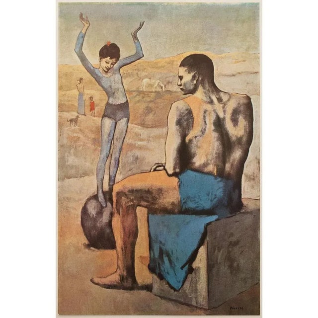1955 After Pablo Picasso "Girl on a Ball", First French Edition Period Offset Lithograph For Sale - Image 10 of 10