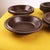 Gresline Ceramic Soup Plates by Franco Pozzi, 1960s, Set of 9 For Sale - Image 3 of 4