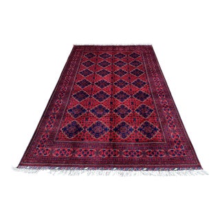 Fine Khamyab Hand-Knotted Wool Rug - 6'6" X 10' For Sale