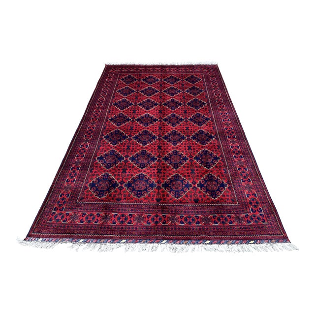 Fine Khamyab Hand-Knotted Wool Rug - 6'6" X 10' For Sale