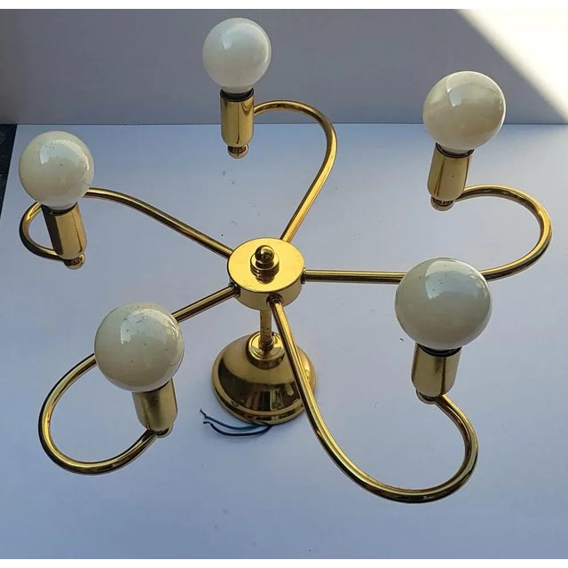 German Spiral Ceiling Lamp by Gaetano Sciolari, 1980s For Sale - Image 3 of 4