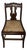 Antique American Empire Flame Mahogany Side Chair With Flawless Cane Seat (Circa 1890s) For Sale