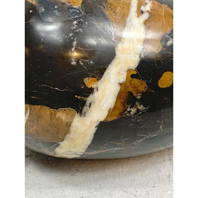 Black Vintage Stone Vase For Sale - Image 8 of 11