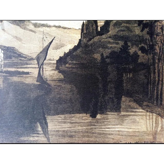 Victor Hugo - The Tour of the Rats Plate 2, woodcut signed, date in the plate Wood engraving by Georges Aubert and part of...