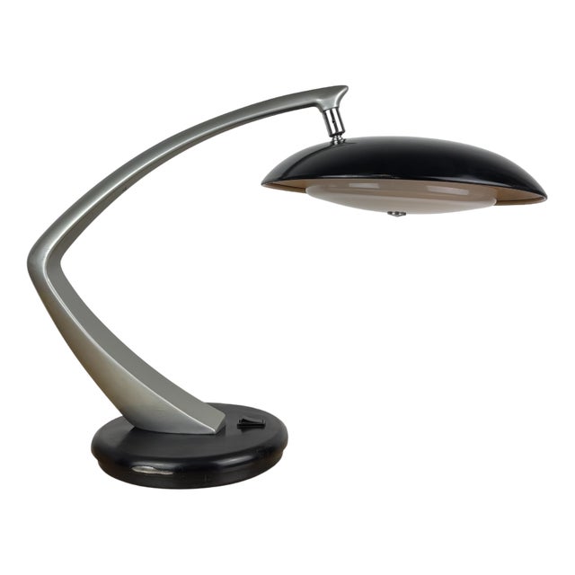 Brutalist Fase Boomerang 64 Table Lamp by Luis Pérez De La Oliva, 1960s For Sale
