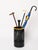 Special Edition Black and Yellow Cribbio Umbrella Stand attributed to Barbieri, Italy, 1980s For Sale - Image 4 of 11