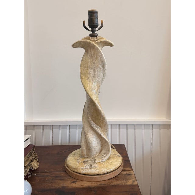 Ceramic Vintage Organic Ceramic Lamp For Sale - Image 7 of 9