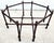1980s Vintage Baker Style Tortoise Shell Faux Bamboo & Glass Coffee Table For Sale - Image 5 of 12