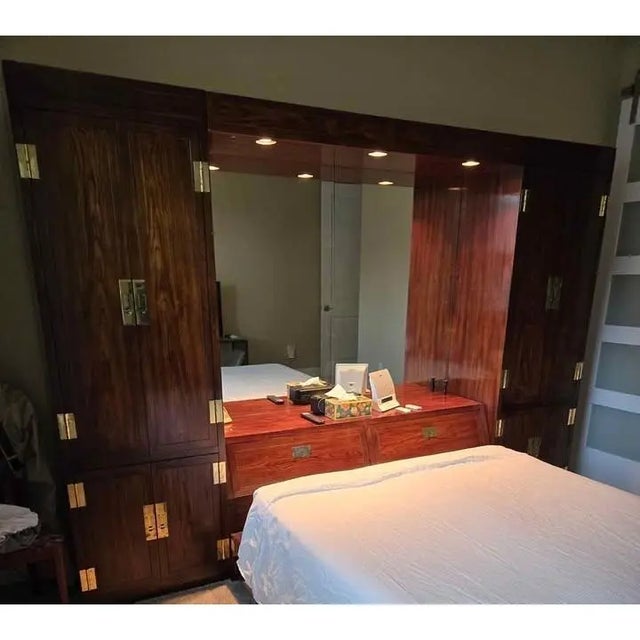 My mom bought this beautiful Henredon bedroom set for us around 1994. We are remodeling now and we want a King Bed now as...