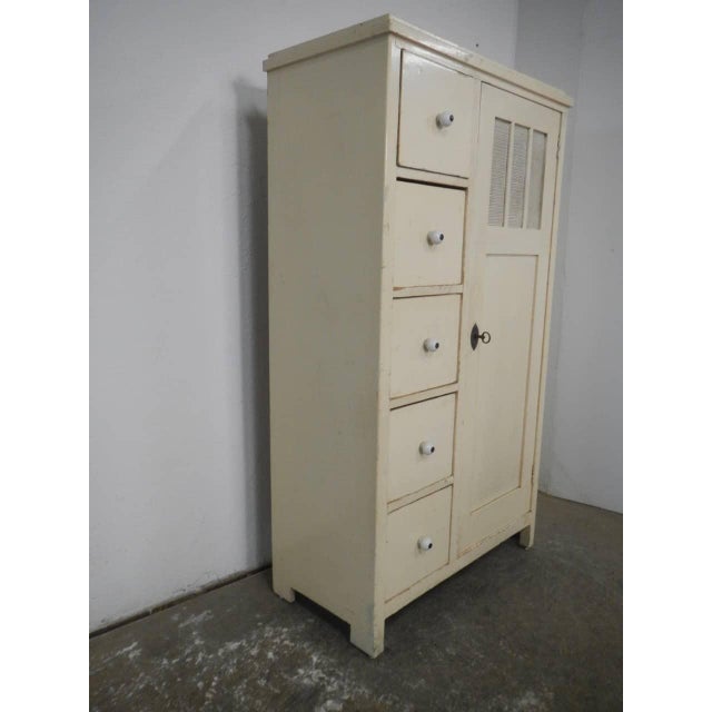 Fir Wood Pantry Cupboard, 1950s For Sale - Image 3 of 12