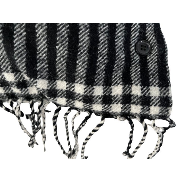 Black Ralph Lauren Home Plaid Throw Pillow For Sale - Image 8 of 10