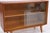 Vintage Walnut Display Cabinet with Glass Sliding Doors For Sale - Image 9 of 13