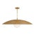 Kate Spade New York by Visual Comfort Studio Mari 1-Light Grand Pendant in Burnished Brass and Rattan Shade For Sale