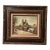 Mid 20th Century Paris City Landscape Market Scenes Oil Painting on Canvas Signed Framed For Sale