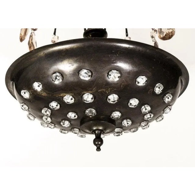 Art Deco Maison Jansen Attrib "Fountain" Chandelier Art Deco For Sale - Image 3 of 13