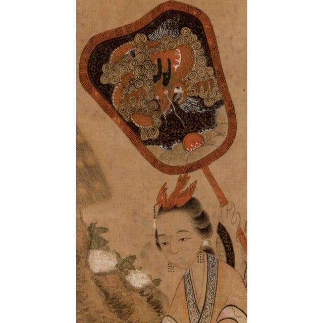 Chinese 19th Century Chinese School Painting on Silk For Sale - Image 3 of 10