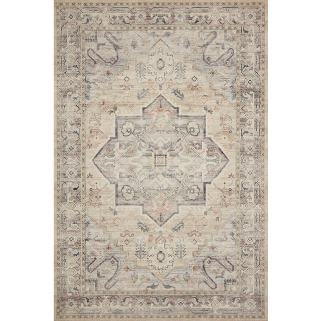 Loloi Rugs Hathaway Multi/Ivory 7'-6" x 9'-6" Area Rug For Sale