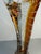 1970s 1970s Murano Archimede Seguso Amber Bullicante Glass Madonna Sculpture 14" For Sale - Image 5 of 8