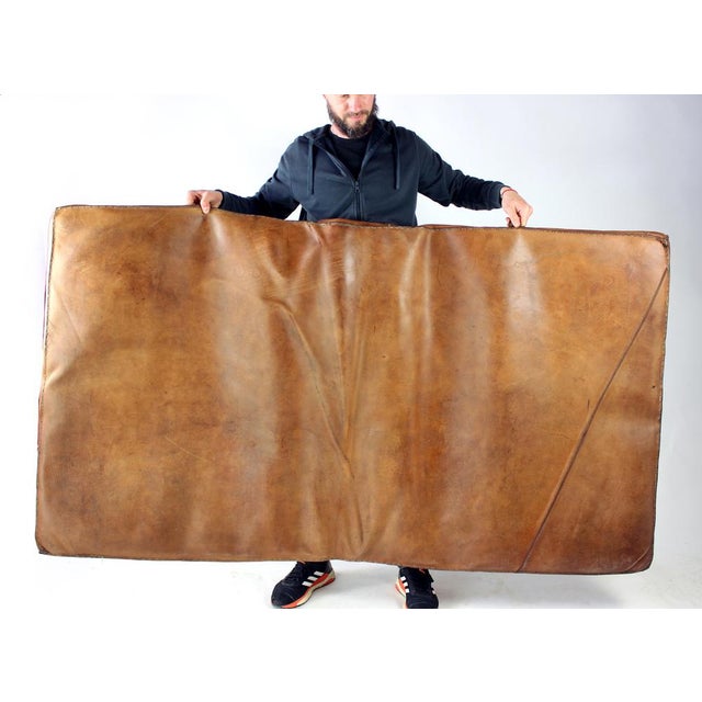 Vintage Leather Gym Mat, Former Czechoslovakia, 1930s For Sale - Image 11 of 14