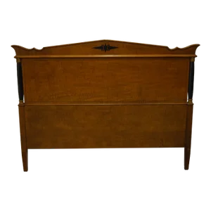 Vintage Antique Asian Inspired Mid Century Modern Full Size Headboard 1451