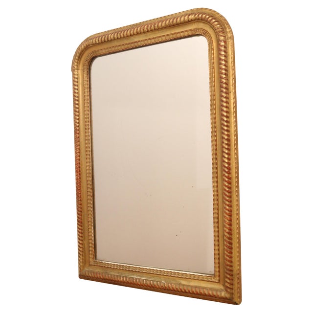 Napoleon III Giltwood Mirror , France Late 19th Century For Sale - Image 15 of 18