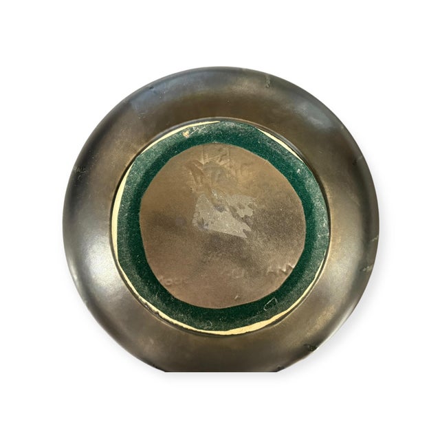 Charcoal Vintage West German 629-12 Vase from Amano, 1970s For Sale - Image 8 of 10