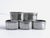 Here are a beautiful set of 5 vintage "Madame & Monsieur" silver-plated napkin rings, a classic French design often dating...