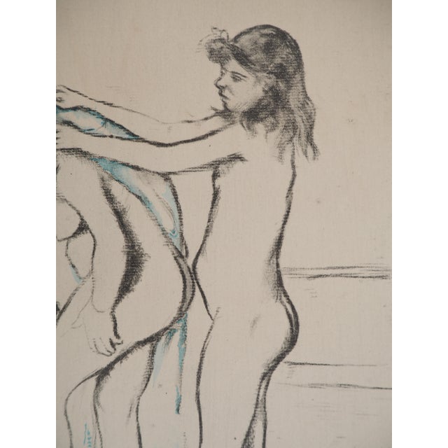 After Suzanne Valadon, Nude The Toilette, Girls Drying Themselves, 1947, Lithograph For Sale - Image 5 of 8